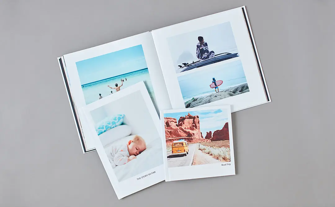 Photo books by Prodigi and Peecho