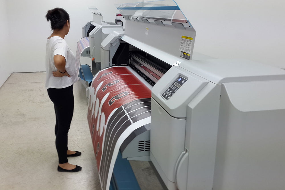 Example of a sublimation printer