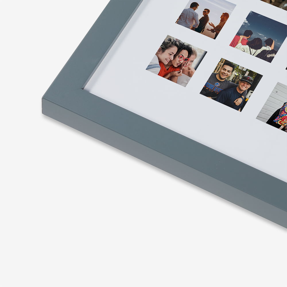 Dark grey multi photo frame