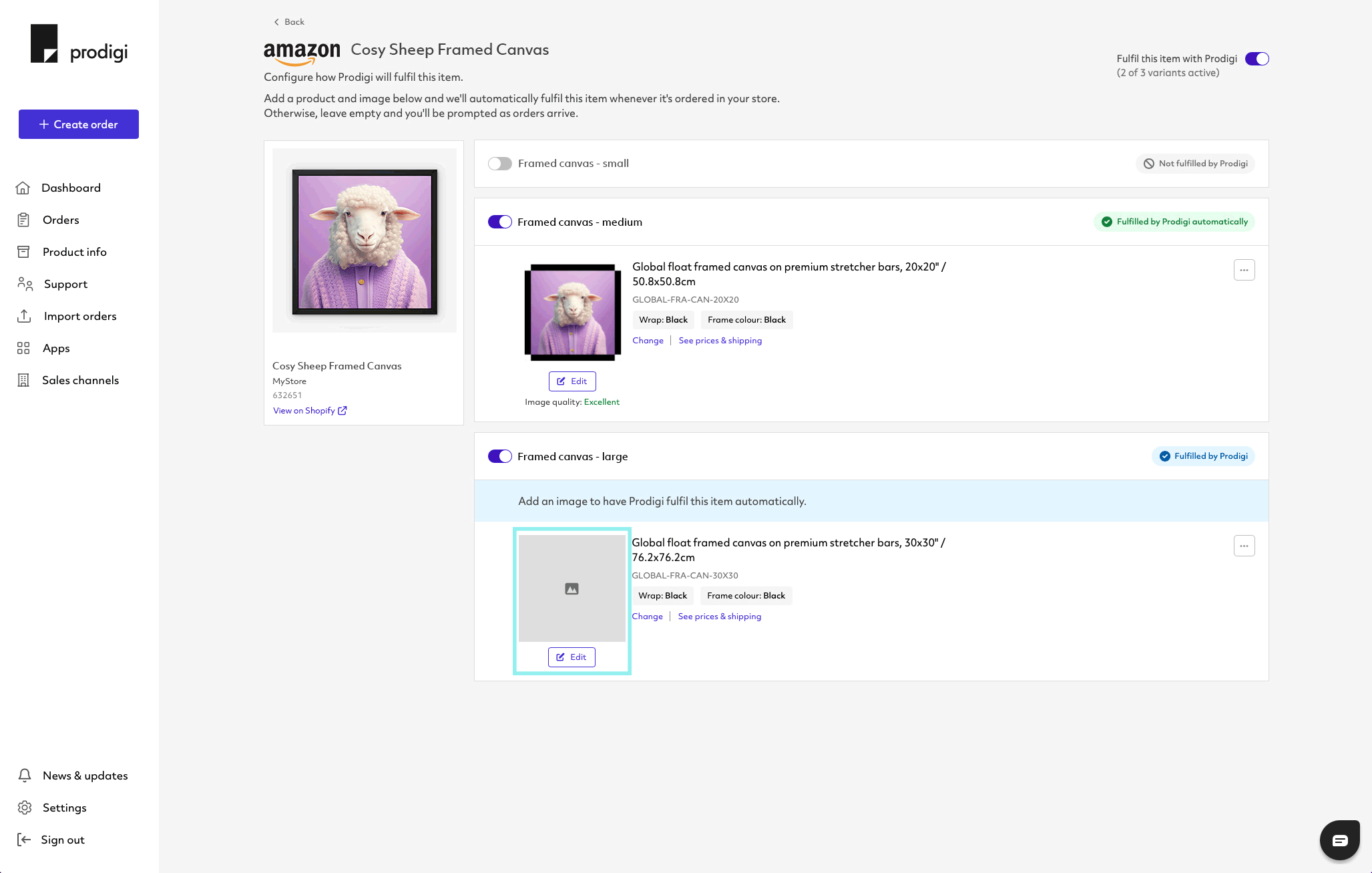Überprüfen oder personalisieren Sie Ihren Amazon Reihenfolge, Schritt 1
